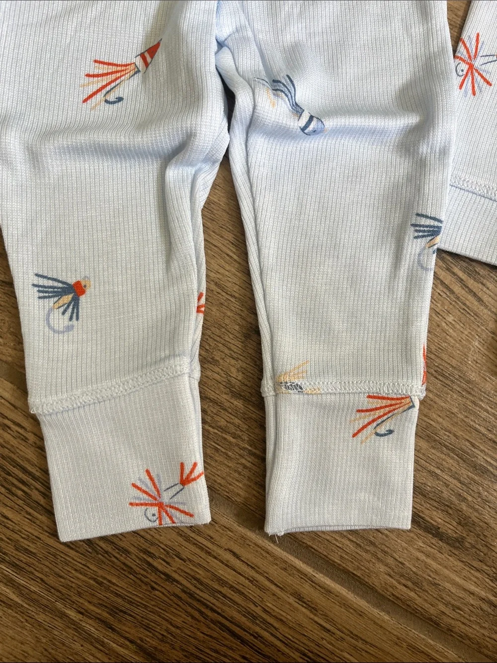 Angel Dear Fly Fishing Lures Pajama Set NWT